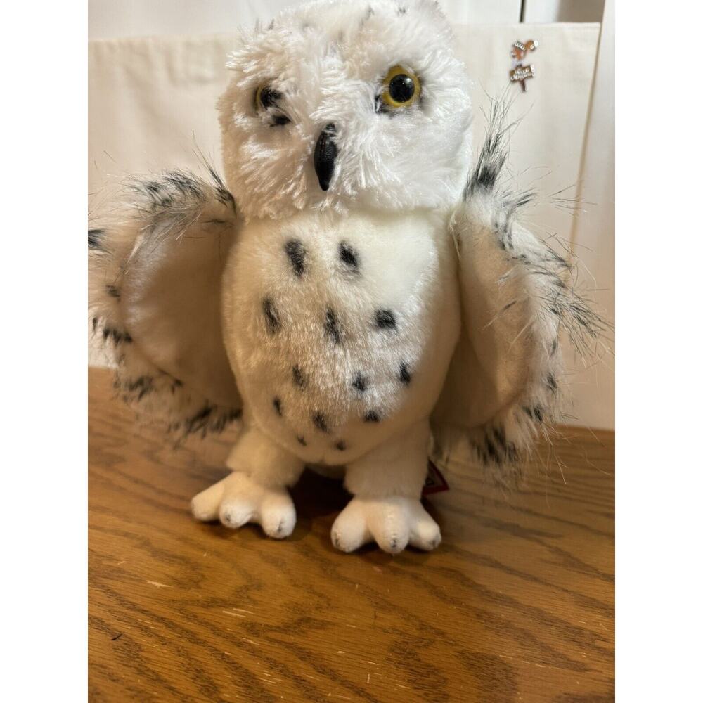 Douglas Wizard‎ Snowy Spotted Owl Plush Stuffed Animal Toy White Hedwig Fluffy